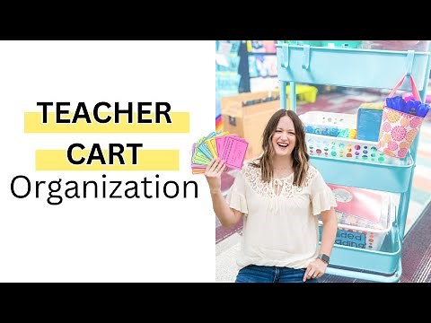 Steal My Simple Teacher Cart Organization System | 3 Tier Cart for Small Group Organization