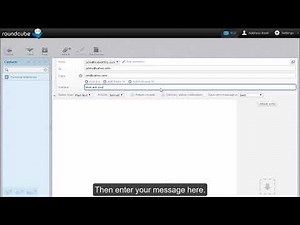 Roundcube - How to Compose an Email