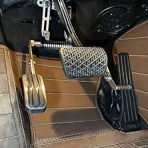 Loveso Left Foot Accelerator Pedal Portable for Disabled Drivers Left Foot Accelerator Gas Pedal Assist for Handicap Disabled Injured Stroke Drivers