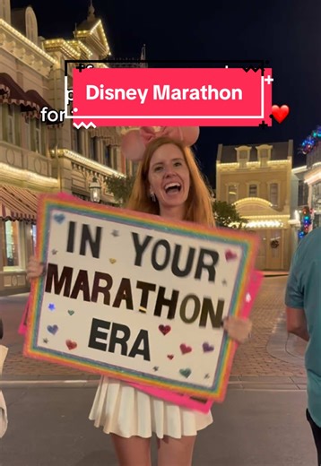 runDisney is pure magic! I spectated the Walt Disney World Marathon Weekend from Magic Kingdom! ❤️❤️ it was so fun to be a spectator on Main Street cheering on the athletes! I made two Taylor Swift inspired signs and I’m so glad people liked them! I can’t wait to do it again for the Princess half marathon (hopefully!!) ##rundisney##princesshalf##waltdisneyworld##taylorswift