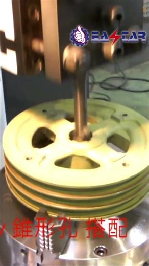 CNC-300A1 1-Axis | Pully taper hole with tilt chuck back plate #cnc_slotter #slotter #keyway