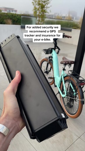 How to safely lock your e-bike 🔒#ebikes #ebikesecurity #bikesecurity
