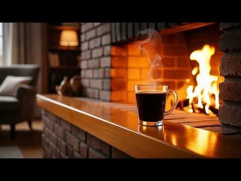 Night Jazz Fireplace Lounge – Smooth Jazz Music for Deep Relaxation & Focus