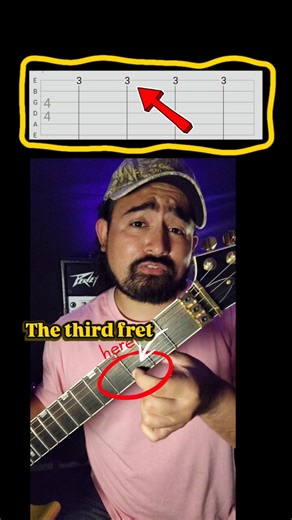 The 3rd Fret of the E-string is the Note...g! #beginnerguitar #guitar #fretboard #guitartips