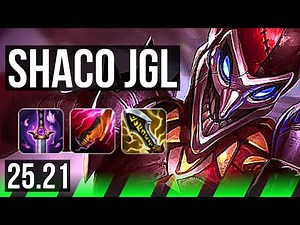 SHACO vs KHA'ZIX (JGL) | Rank 5 Shaco, Legendary | BR Grandmaster | 25.21