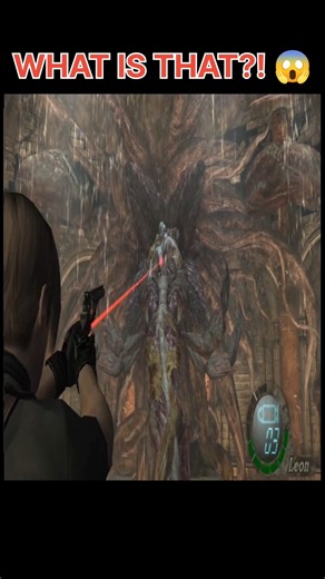 Leon vs Mutated Salazar ⚔️🔥 #RE4 #Shorts#residentevil#bossfightgaming#gameplay#survivalhorror#re4