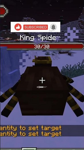 Crynocerous vs King Spider (Minecraft Mob Battle)