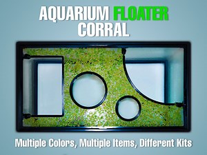 Aquarium Floating Plant Corral - Including Rigid Plastic Corrals, Airline Corrals, and Fish Portals! - Etsy