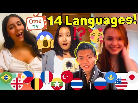 Polyglot SHOCKS Strangers by Speaking 14 Different Languages! - Omegle
