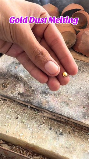 Gold Dust Melting Process #gold #goldrefining #puregold #tiktokgrowthchallenge #unitedstates