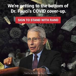 1.8K views · 3K reactions | I've launched a bipartisan investigation to examine the origins of COVID, gain-of-function research, and Dr. Fauci's cover-up attempts – all to prevent a future pandemic. Will you stand with me as we get to the bottom of what REALLY happened? Add your name now! ⬇️ | Rand Paul | Facebook