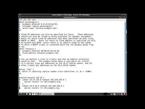 How to install DHCP Server in Linux Debian Stretch or 9 system