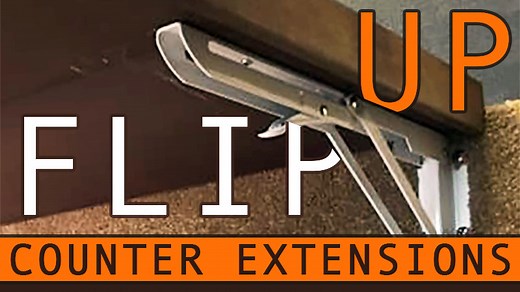 Flip Up Camper Countertop Extensions