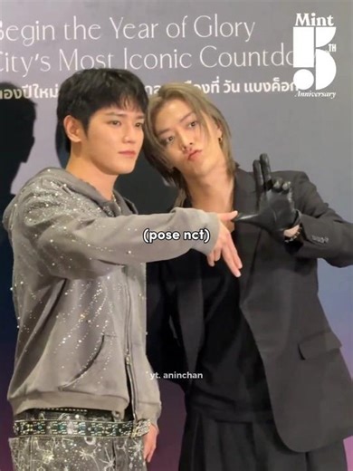 finally met yuta in Thailand😆 cute NCT pose with #taeyong #yuta #nct127