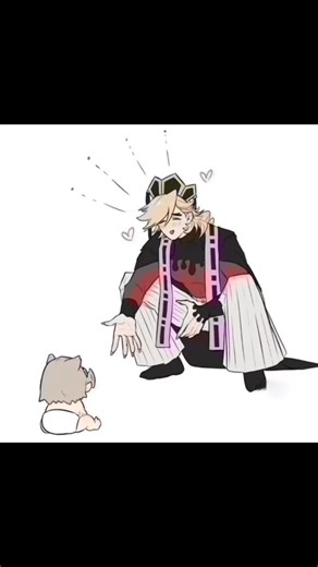 Douma being parent of Inosuke🫢💗#kawaii #kimetsunoyaiba#demonslayer #youtubeshorts