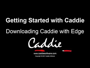 Downloading Caddie with Edge