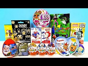 СЮРПРИЗ MIX! LOL All-Star Sports Moves, Rainbow Friends, Леди Баг, Три кота Unboxing Kinder Surprise