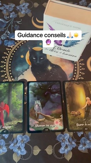 Guidance L’ORACLE DES ÊTES DE LUMIÈRE 🌟 Il n’y a pas de hasard, que des rendez-vous ☀️ Si tu tombes sur cette vidéo, voici ce qui va venir vers toi et ce qui t’es conseillé 🌟L’ORACLE DES ÊTES DE LUMIÈRE 💌 Les êtres de lumière ne vous ont pas encore tout dit...Après le succès de L'Oracle de Shine, cet oracle de 52 cartes magnifiquement illustrées s'inscrit dans la continuité du premier, pour aller encore plus loin dans vos prédictions. Grâce au livre explicatif, vous découvrirez les méthodes d