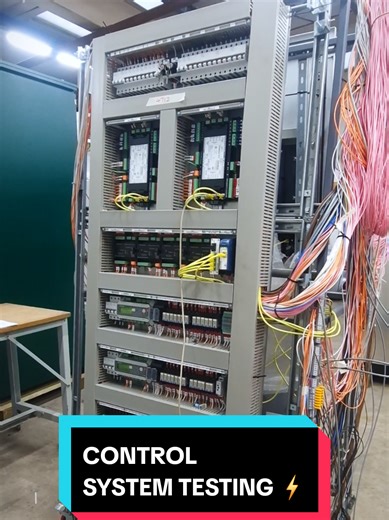 Testing is always the fun part of a big controls project⚡️ #automation #electricalengineering #controls #plc #engineer