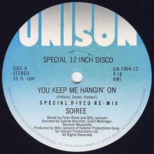 Soiree - You Keep Me Hangin' On
