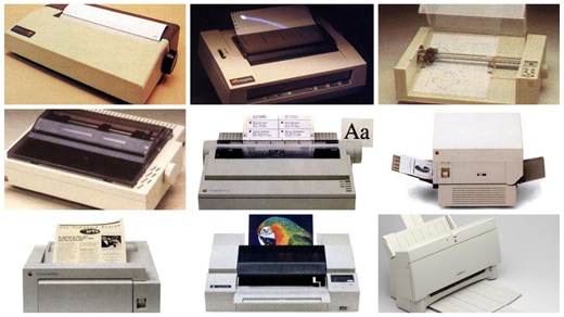 History of Apple Printers