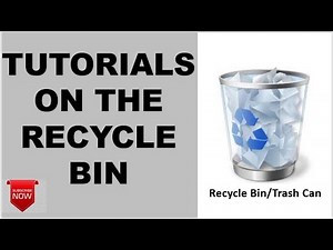 How to Delete, Restore and Empty Files - Recycle Bin Tutorials