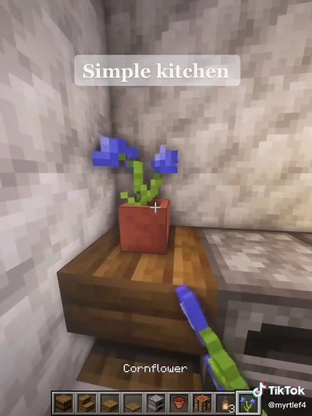 Easy Small Minecraft Kitchen Design Tutorial