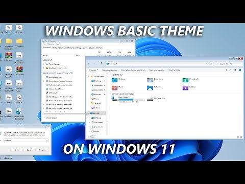 Windows 11 Basic Theme ( DWM disabled )