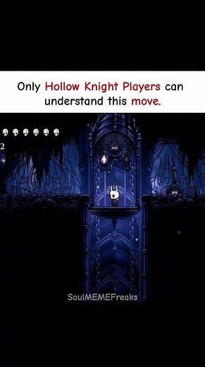 Only Hollow Knight Players knows this move😭