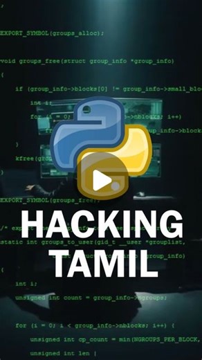 Akash M | Hacking tamil - python #techtipsandtricks #techie #techsupport #techtrends #technique #techhouse #techtipstamil #techintamil #techworld... | Instagram