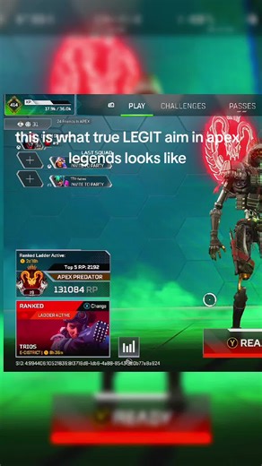 dm for ranked or badge assistance creds @emptyfades . . . . . #viral #fyp #xyzbca #xim #zen . . . Legit apex predator sensitivity xim zen titan 2 setup cheats purple red blue light mag warzone apex legends predator gameplay gamesir g7 se gamesir controller gamesir sensitivity best apex legends gameplay best sensitivity for apex predator best per optics fov rank single digit