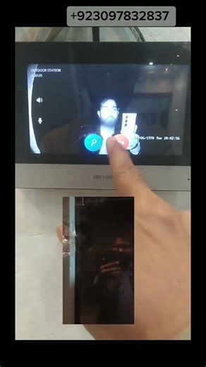 HIKVISIONIP Video Intercom KitModel: DS-KIS603-P(C)with door lock #videointercom #HIKVISION