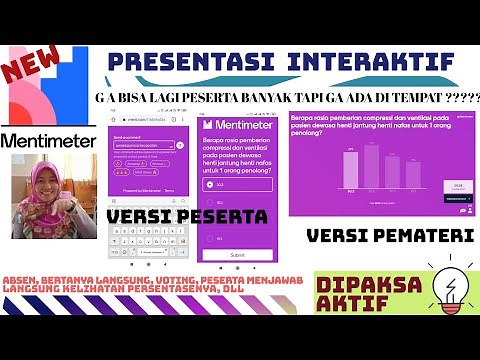 Tutorial mentimeter bikin perkuliahan seru, voting, kuis, dan peserta g bisa ga ad ditempat