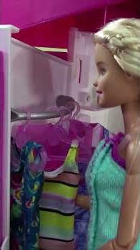 Barbie Dressing up for Birthday Party 😍 #shorts