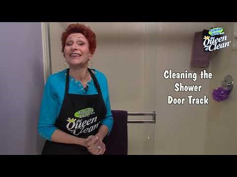 How to clean a SHOWER DOOR TRACK