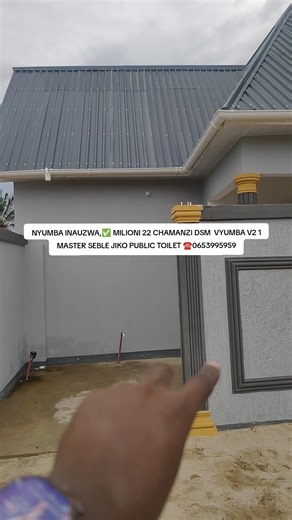 Nyumba Inauzwa Millioni 22 Chamanzi DSM - Vyumba V2