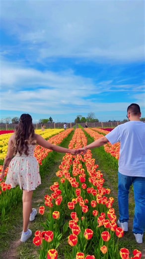 8 years later and here we are. @Kevin R #fyp #adventure #loveisfriendship #love #togetherness #lovestory #2025bride #thankful #spring #tulip #tasc #couplegoals #brideoftiktok