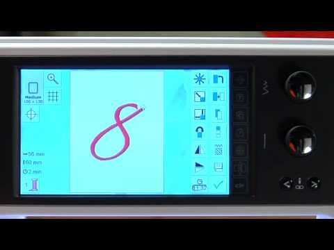 16/21 Nähmaschine BERNINA 830 Video Anleitung: Stickfunktion mit Stickmodul u. Stickrahmen