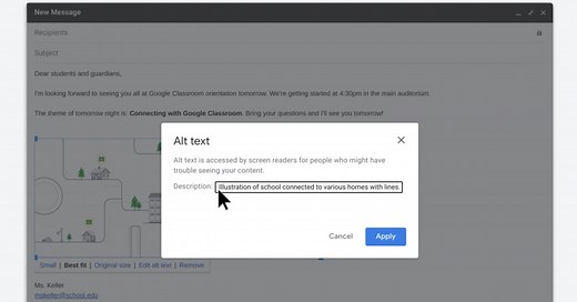 Google adding Gmail alt-text support, Meet multipin, and more for Android 13 Talkback