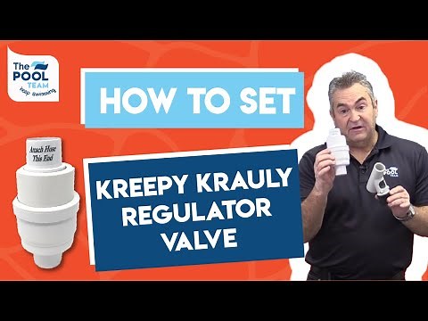 How to Set the Kreepy Krauly Regulator Valve | Swimming Pool DIY