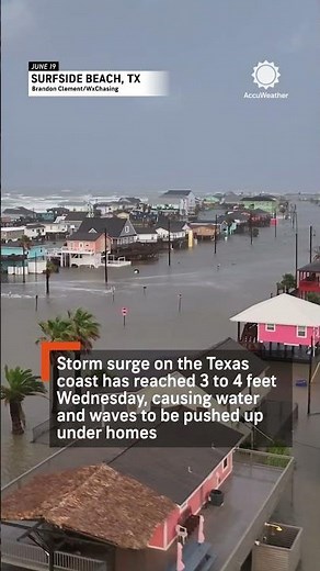 Gulf Storm Causes Storm Surge, Coastal Flooding in Texas