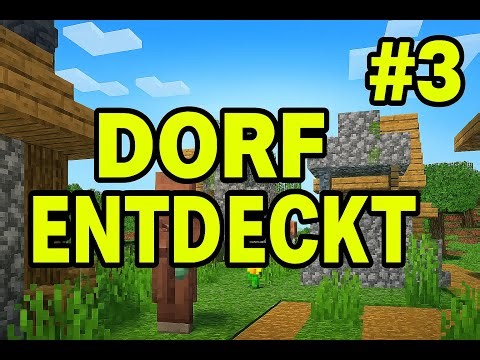 ERSTES DORF BESUCHT in Minecraft 👋🏼 | Sorry wegen der Cam | Minecraft Anfänger
