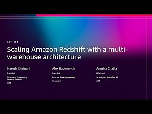 AWS re:Invent 2025 - Scaling Amazon Redshift with a multi-warehouse architecture (ANT318)