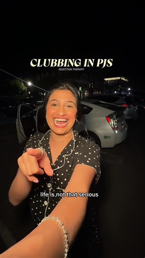 If you feel nervous going out alone, this is for you. I went clubbing in my PJs as an exposure therapy confidence challenge to stop caring what people think. If you struggle with insecurity, social anxiety, fear of judgment, or overthinking, save this and go anyway. #selfdoubt #socialanxiety #fearofjudgment #introvertsbelike #solodate @Froot Loops lets collab ?