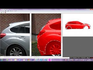 車体の塗り替えシミュレーション