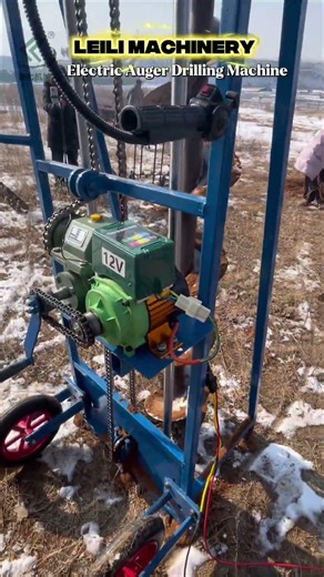 Still Digging by Hand? This Machine Handles 40cm × 2m Holes with Ease #constructionmachinery #b2b