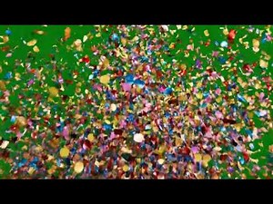 Dynamic Confetti Green Screen Burst: Realistic VFX Overlay for Your Projects