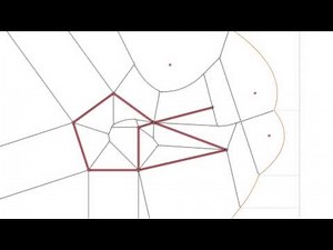 Voronoi Visualization of Fortune's Algorithm for Connected Lines