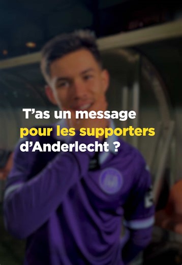 Le message de Enzo Sternal aux supporters du RSC Anderlecht 💜🤍 Doublé avant-hier face à Leeds United en #PLInternationalCup. Il répond aussi sur le terrain… 👀 @RSC Anderlecht #rsca #rscanderlecht #anderlecht #enzosternal