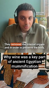 4.8K views · 49 reactions | Islam Issa explores the key role that wine played in the process of, and rituals surrounding, ancient Egyptian mummification. Listen to the full conversation ad-free at historyextra.com/podcast or search 'historyextra' wherever you listen to podcasts.  by Getty Images | HistoryExtra | Facebook